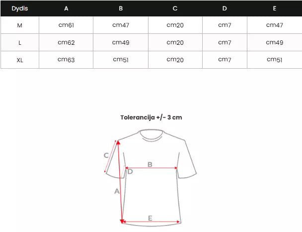 Vyrški juodi marškinėliai Evin