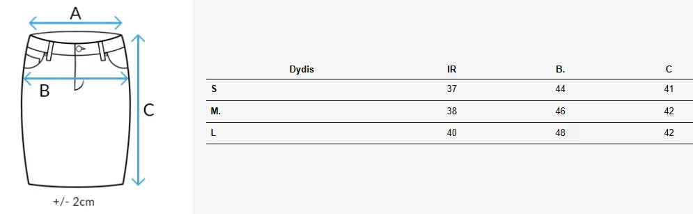 Moteriškas juodas sijonas Cyndy