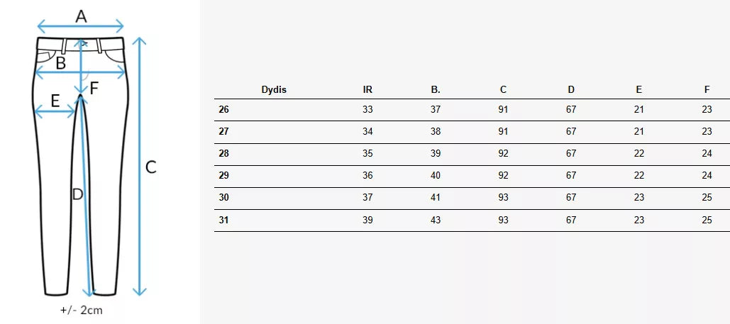 Moteriški šviesiai mėlyni džinsai Skinniup