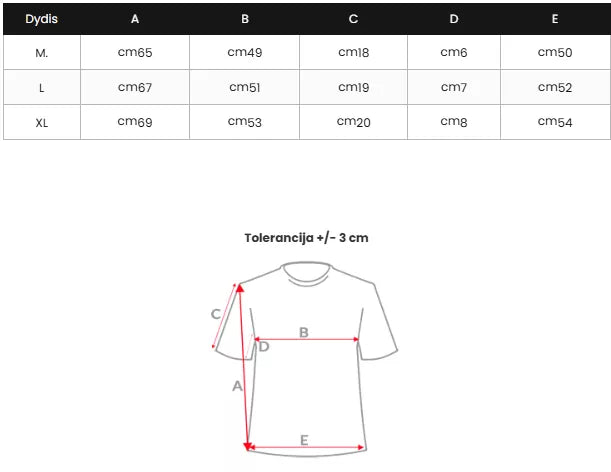 Vyriški balti marškinėliai Eleven