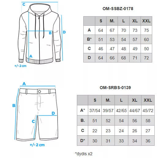 Unisex laisvalaikio kostiumas pilkos spalvos Couple