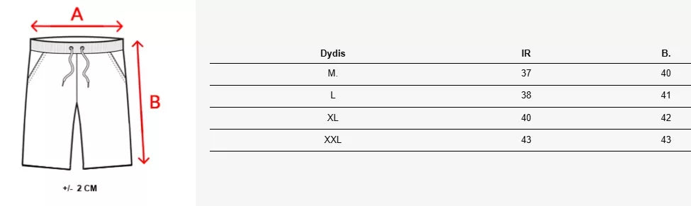 Vyriški tamsiai mėlyni maudimosi šortai Flesy
