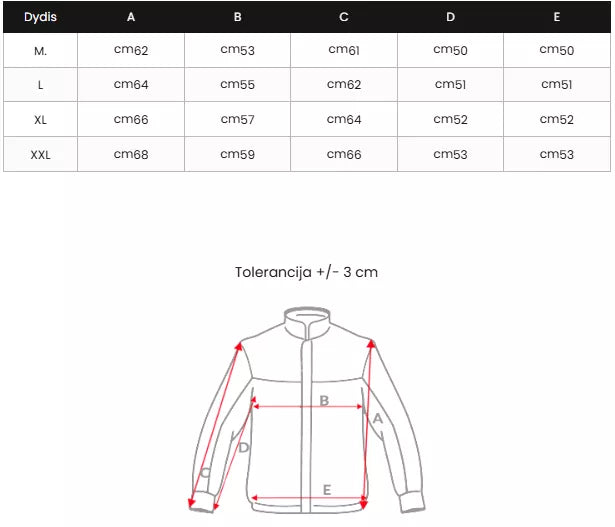 Vyriška juoda striukė Astor