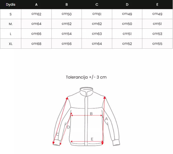 Moteriška rudos spalvos striukė Erlin