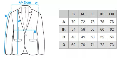 Vyriškas mėlynas švarkas Azan