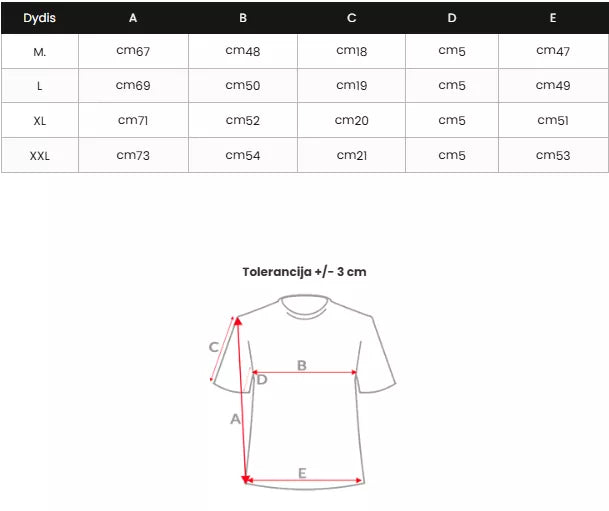 Vyriški juodi marškinėliai Stay strong