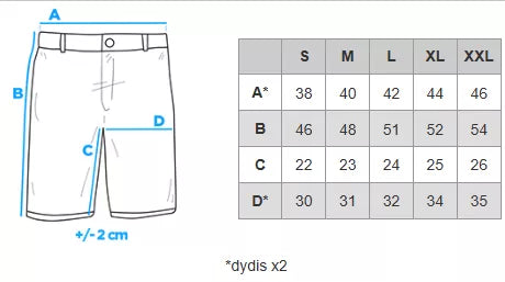 Vyriški rusvi šortai Optin
