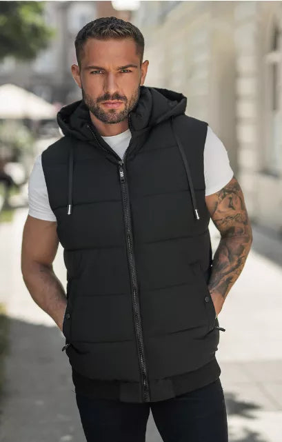 Vyriška tamsiai mėlyna liemenė Noran