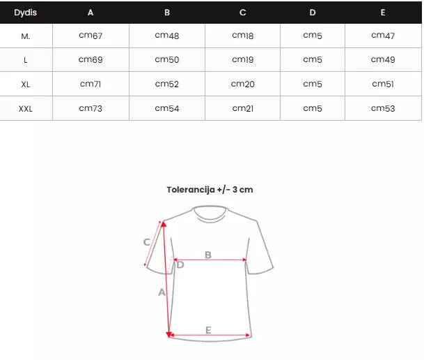 Vyriški juodos spalvos marškinėliai Star