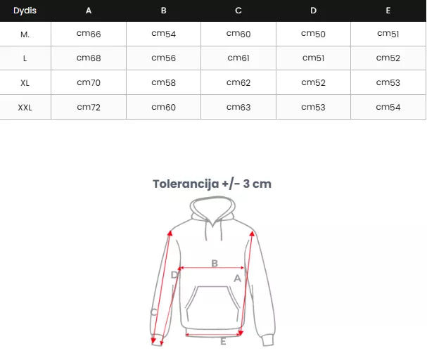 Vyriškas baltas džemperis su gobtuvu Bad