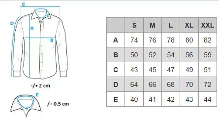 Vyriški džinsiniai tamsiai mėlyni marškiniai Mant