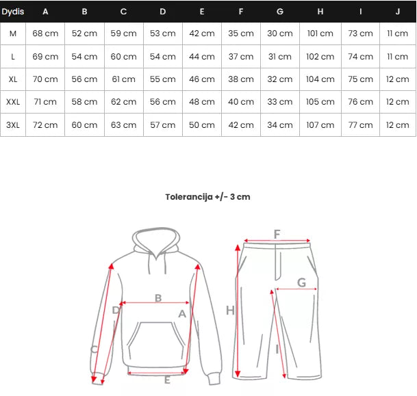 Vyriškas rudas sportinis komplektas su gobtuvu Adam