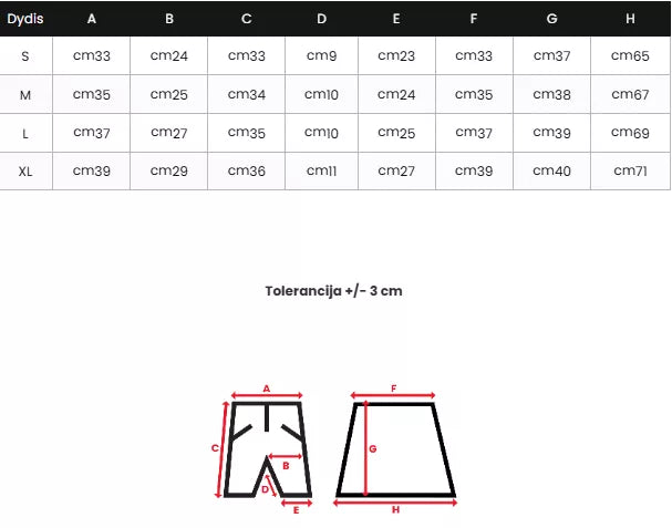 Moteriškas rusvos spalvos sijonas- šortai Active