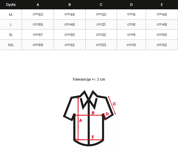 Vyriški juodi polo marškinėliai Sharp