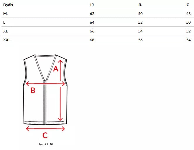 Vyriška šviesiai pilka liemenė Geir