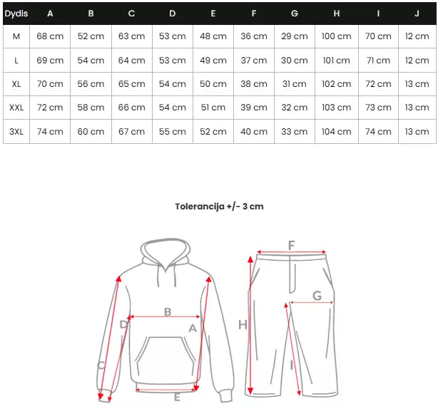 Vyriškas juodas sportinis komplektas Super