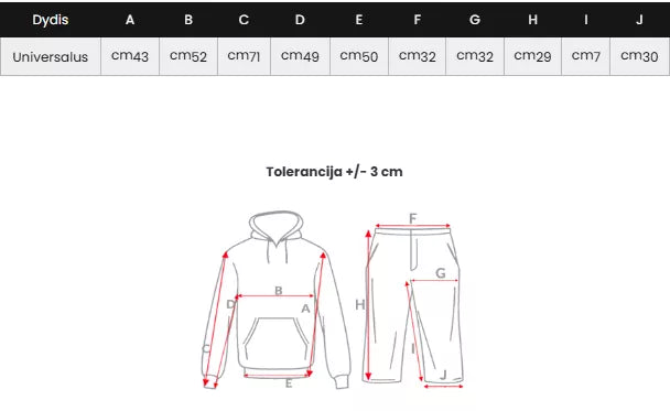 Moteriškias baltas komplektas Spoiled