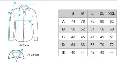 Vyriški mėlynos spalvos marškiniai Aiden