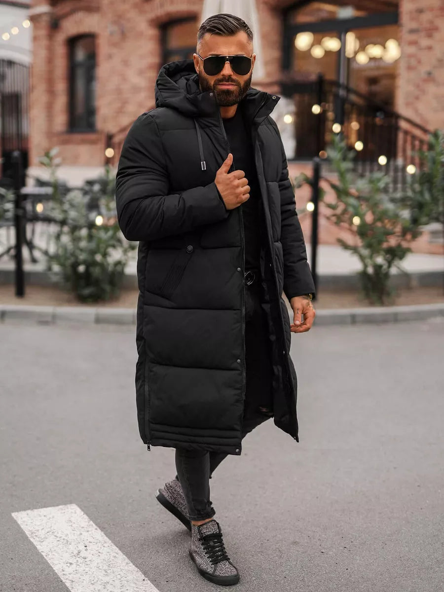 Vyriška juoda žieminė striukė Bruno