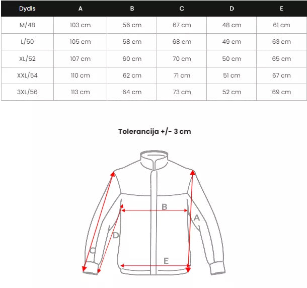 Vyriška juoda žieminė striukė Bruno