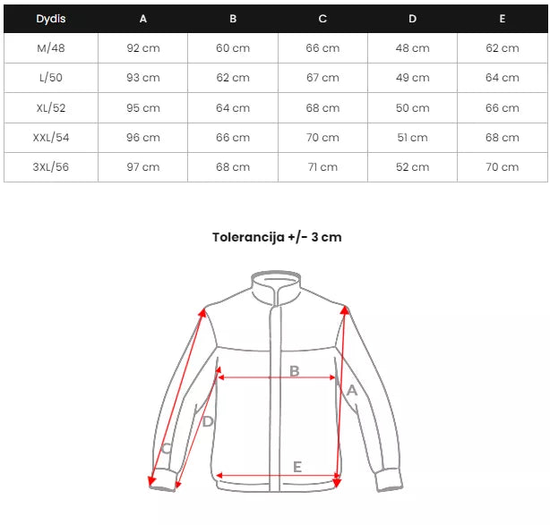 Vyriška juodos spalvos žieminė striukė Fred