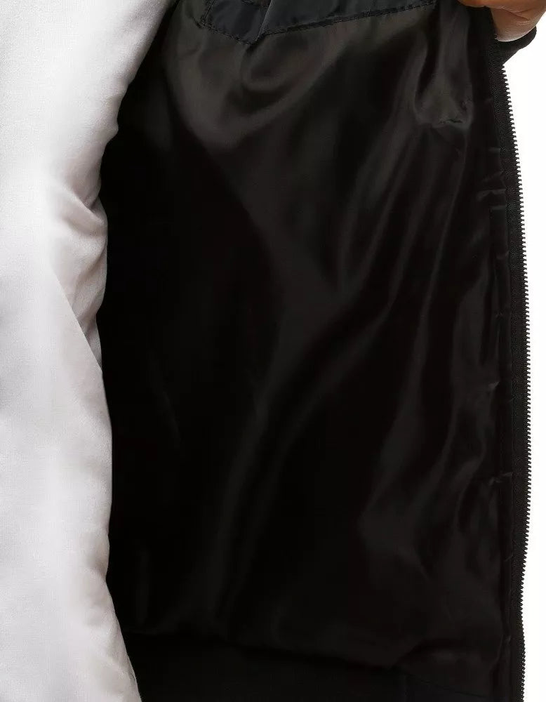 Vyriška pavasarinė - rudeninė striukė juodos spalvos Nosal