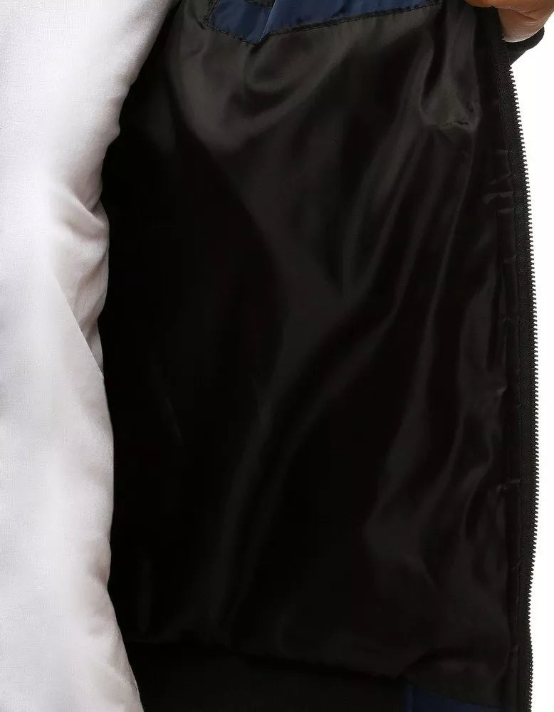 Vyriška pavasarinė - rudeninė striukė tamsiai mėlynos spalvos Nosal