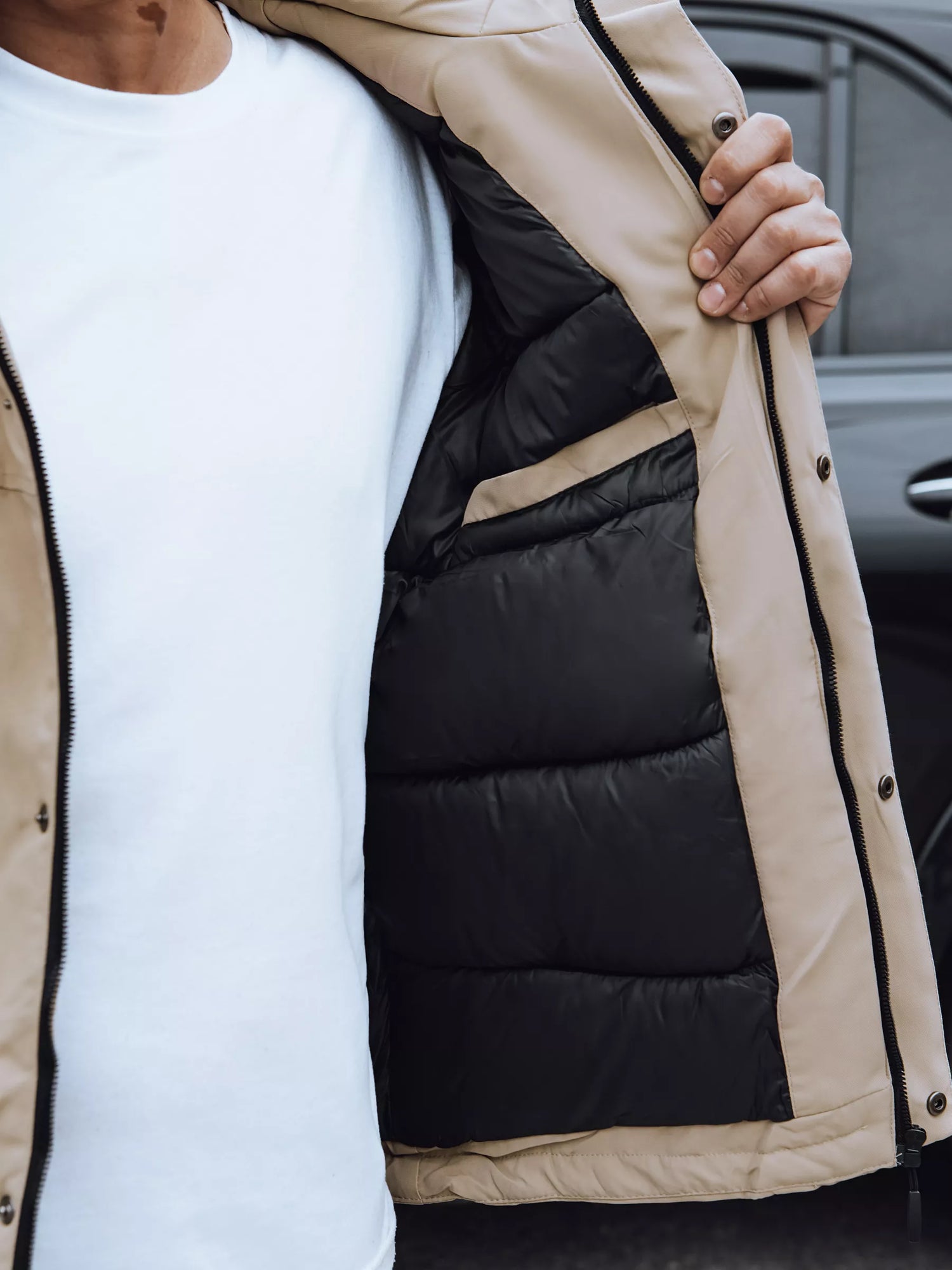 Vyriška rusva žieminė striukė Teo