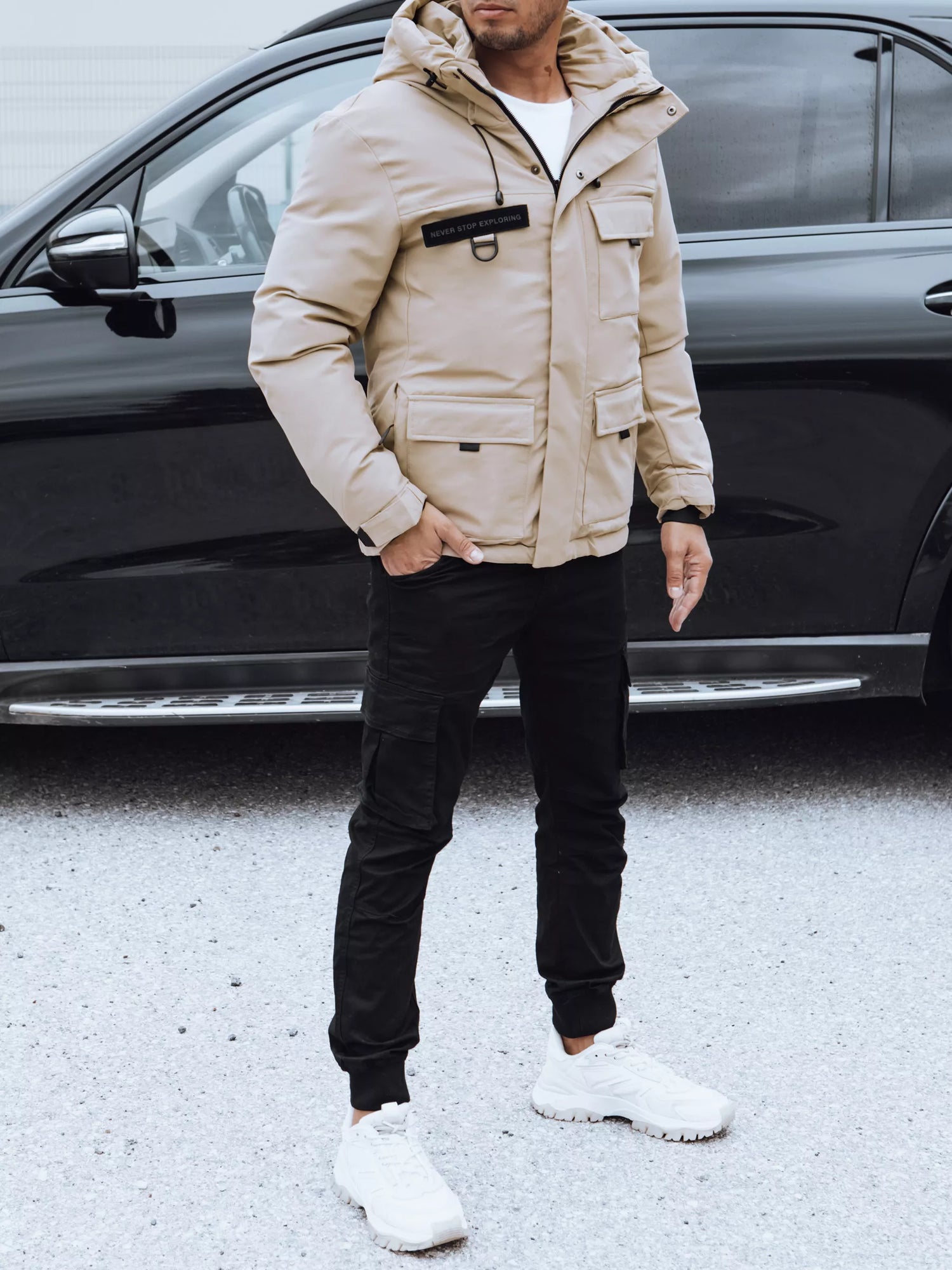 Vyriška rusva žieminė striukė Teo