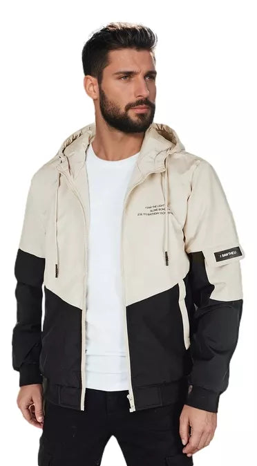 Vyriška rusvos spalvos striukė Mask