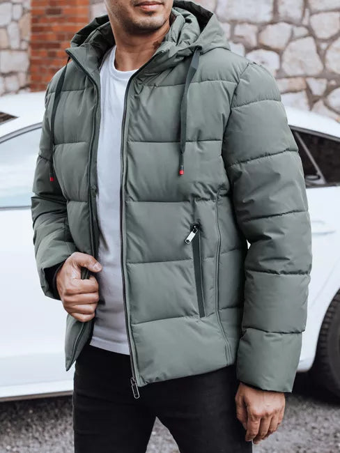 Vyriška žieminė pilkos spalvos striukė Nevex