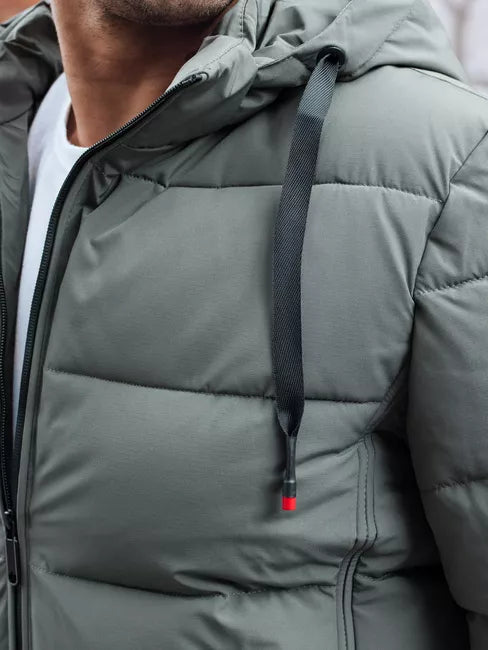 Vyriška žieminė pilkos spalvos striukė Nevex