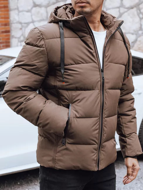 Vyriška žieminė rudos spalvos striukė Nevex