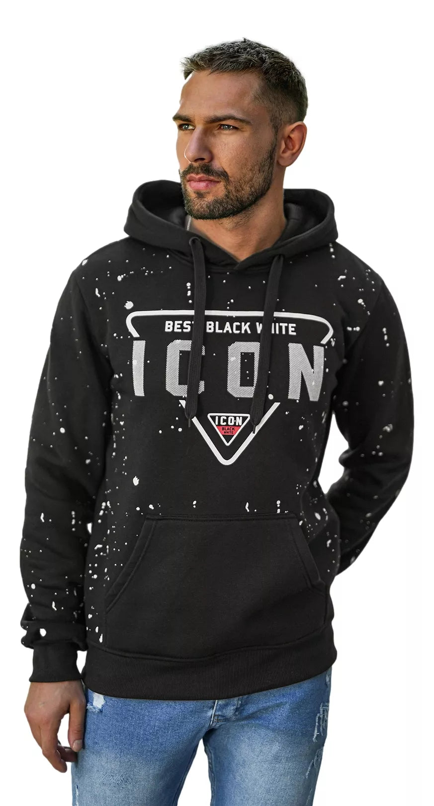 Vyriškas juodas džemperis Best