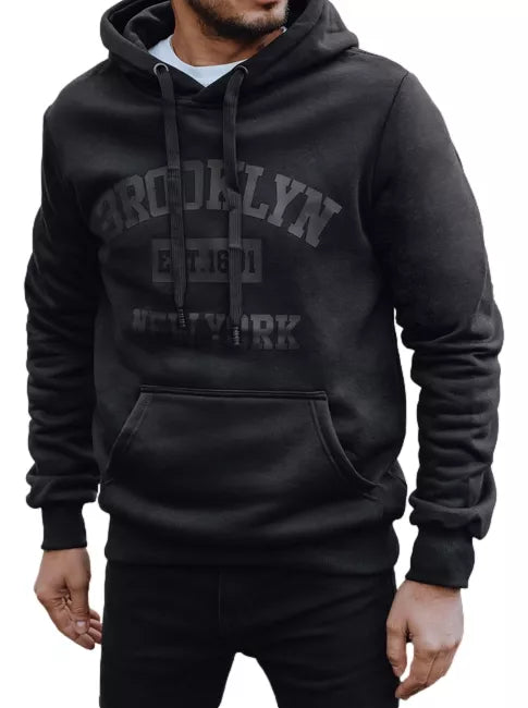Vyriškas juodas džemperis Brooklyn