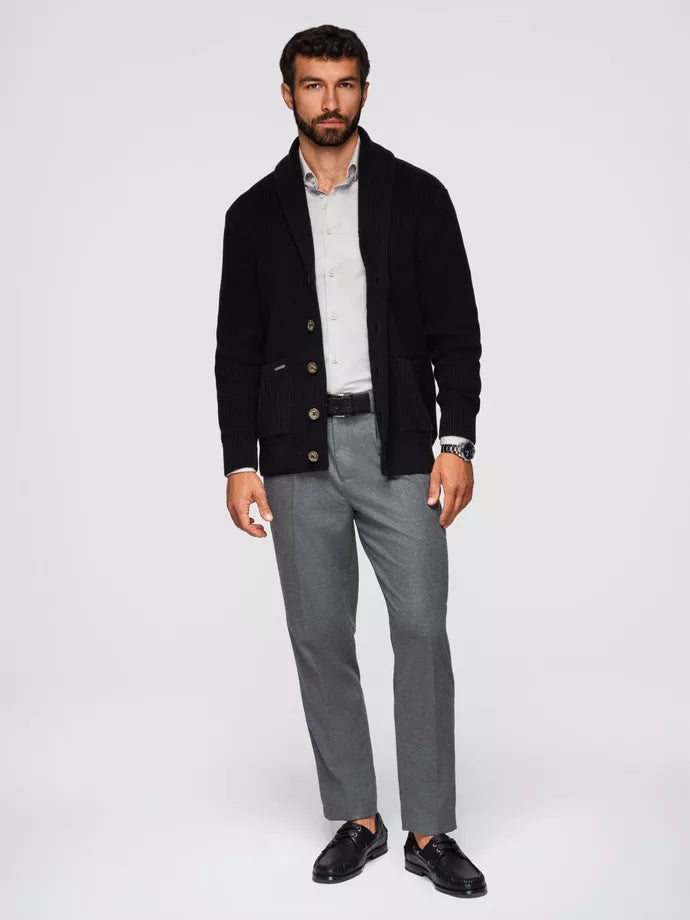 Vyriškas juodas megztinis Roy