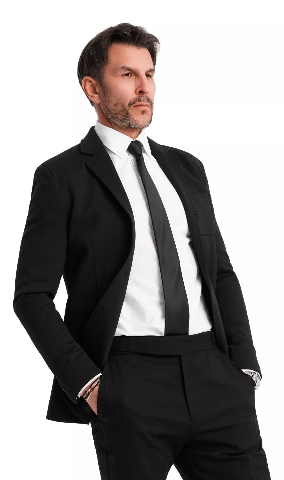 Vyriškas juodas švarkas Azan