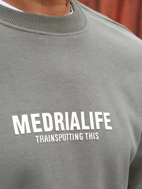 Vyriškas pilkas džemperis Medrialife