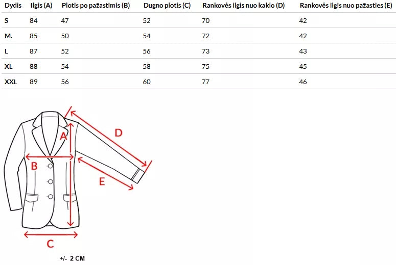 Vyriškas rudas paltas