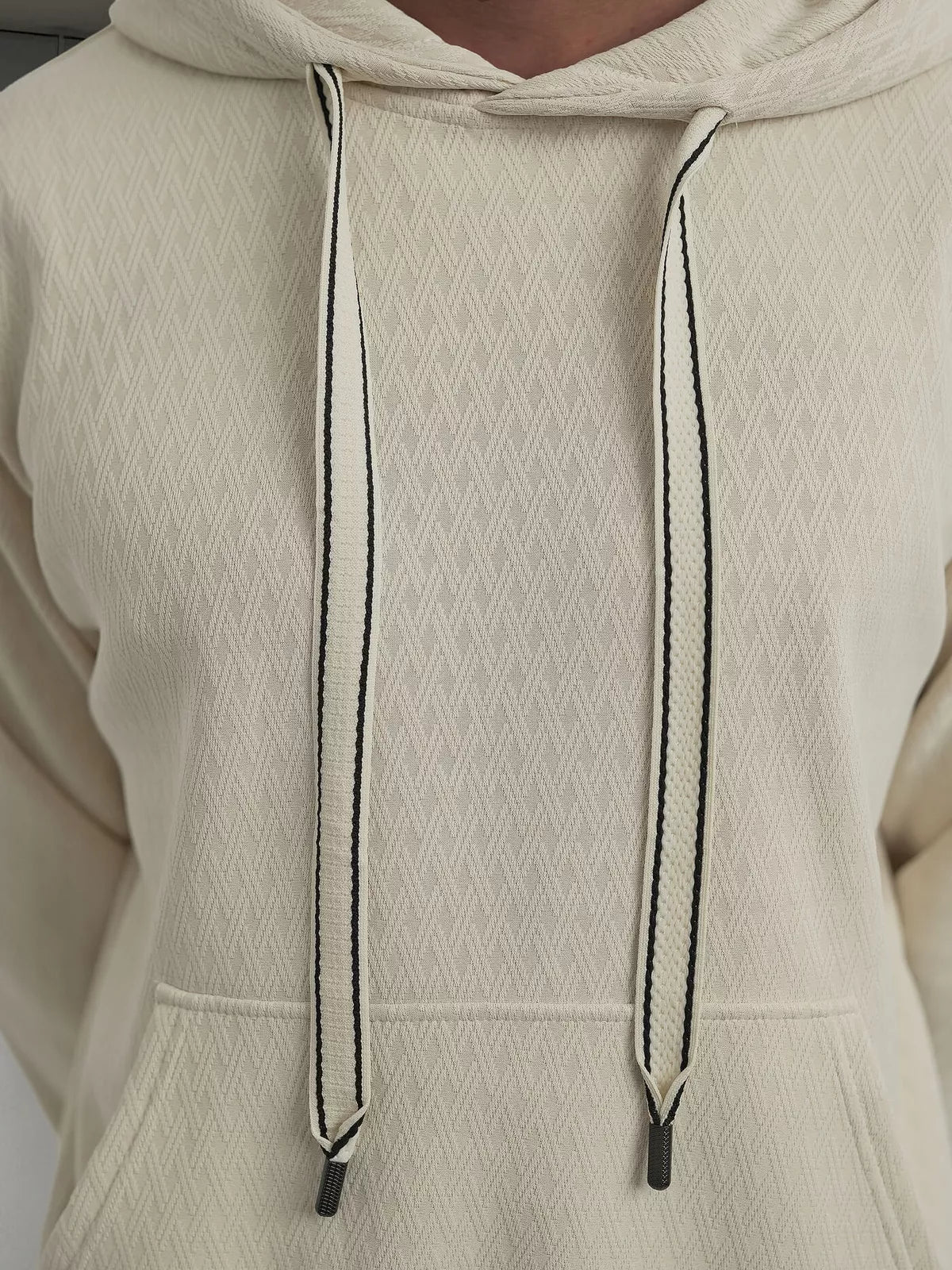 Vyriškas rusvas džemperis su gobtuvu Carla