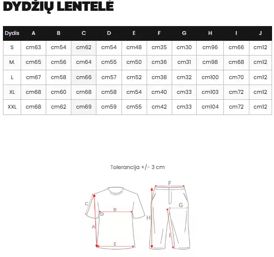 Vyriškas juodas komplektas Ulan