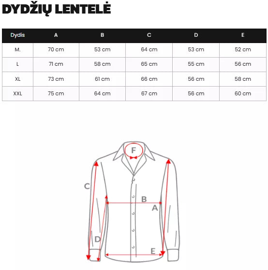 Vyriški baltos spalvos marškiniai Royal