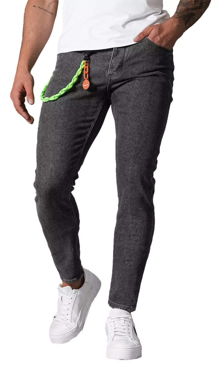 Vyriški tamsiai pilki džinsai Aldan