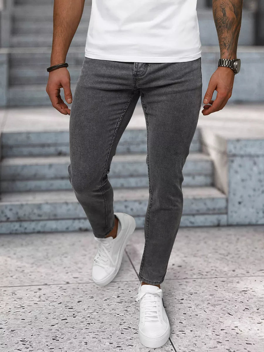 Vyriški tamsiai pilki džinsai Fernit