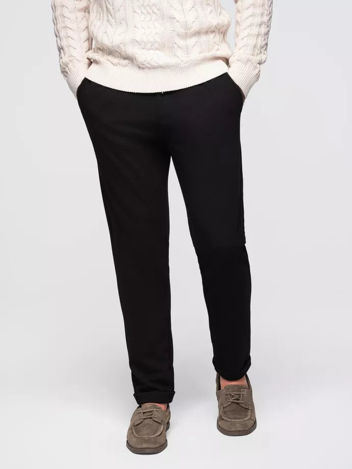 Vyriškos juodos spalvos kelnės Sence