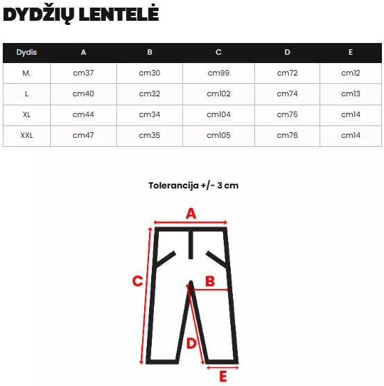 Vyriškos raudonos kelnės Run