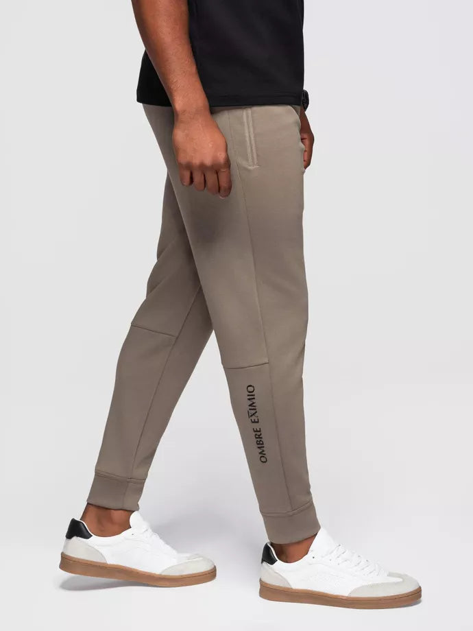 Vyriškos rusvos spalvos laisvalaikio kelnės Imek