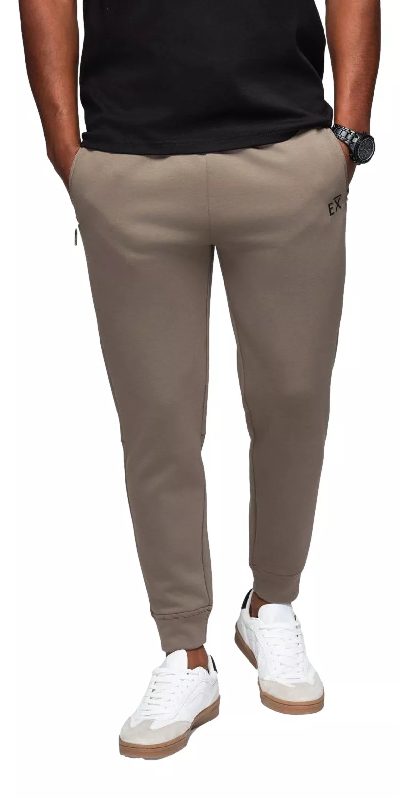 Vyriškos rusvos spalvos laisvalaikio kelnės Imek