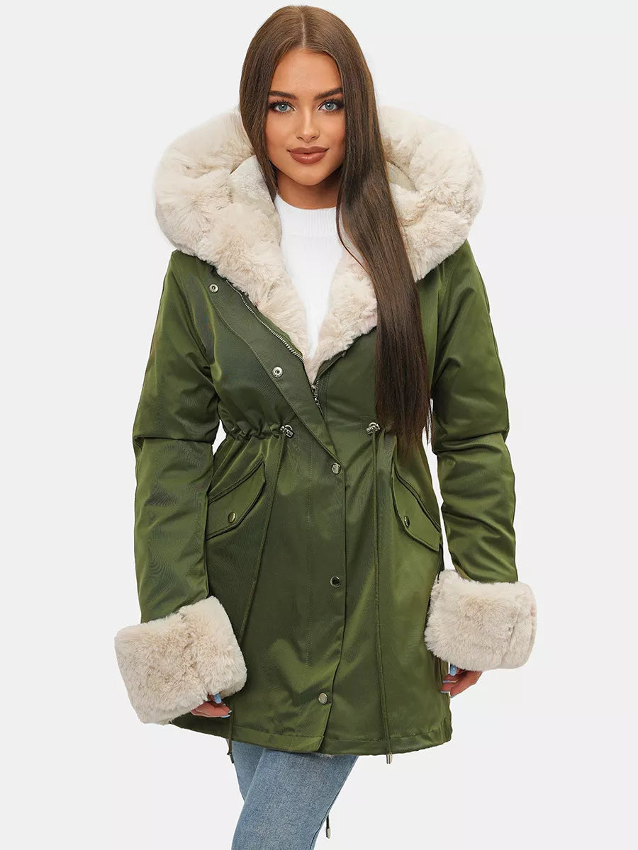 Žalia moteriška striukė Moly