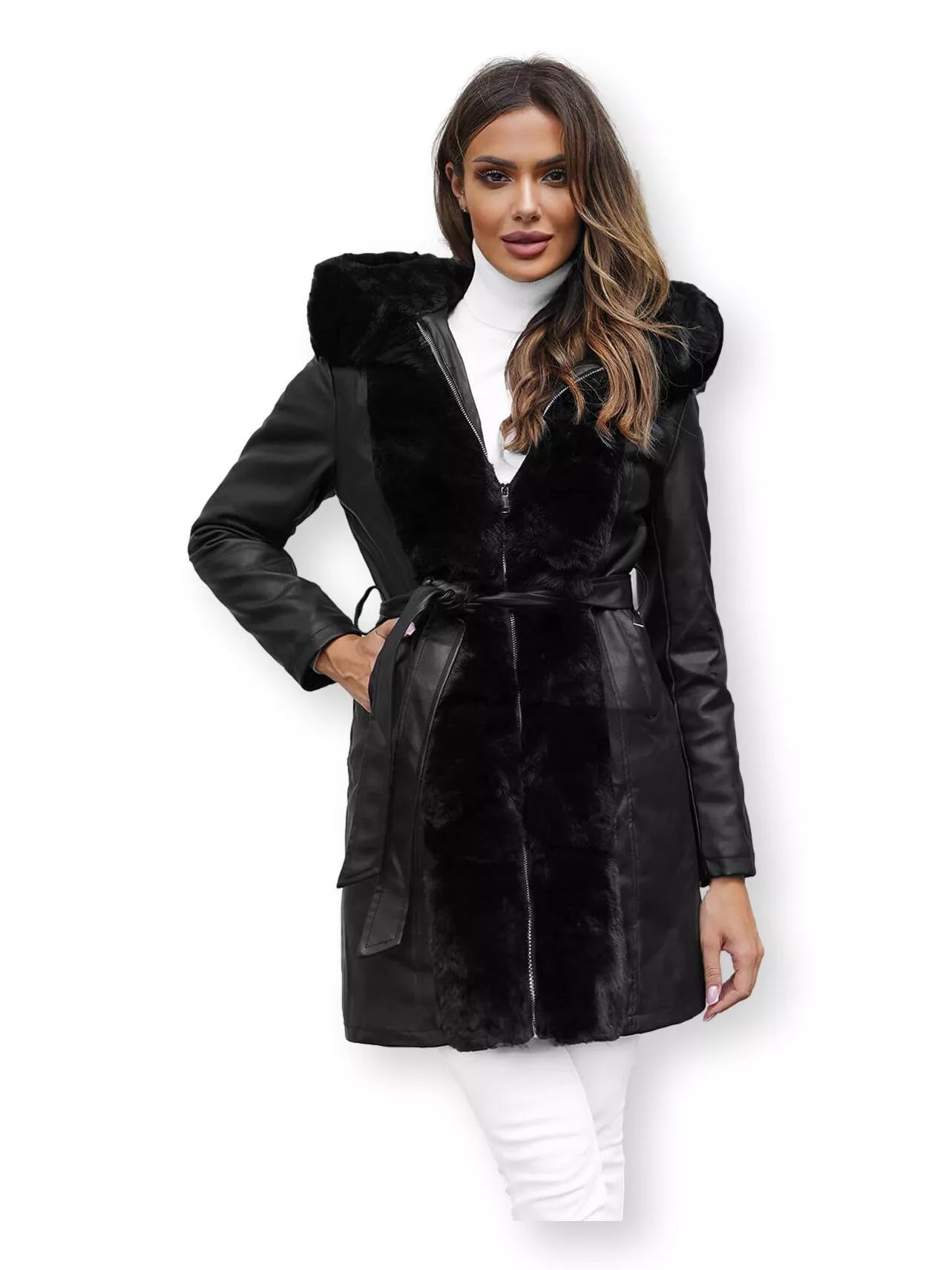 Odinė striukė moterims Oper